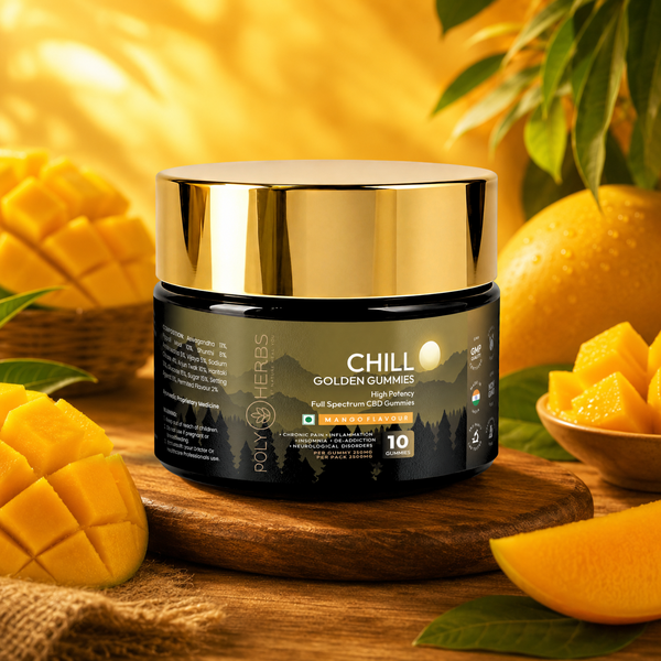Polyherbs CHILL Golden Super Strong CBD Gummies 250mg