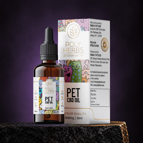 PolyHerbs CBD Oil for Pets 3000mg (30ml)